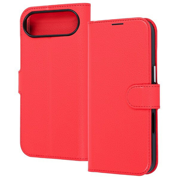 樂天商城 - Ray Out iPhone Air 手帳型レザーケース シンプル マグネット レッド # RT-P54ELC1/R レイアウト (スマホケース・カバー) 2025