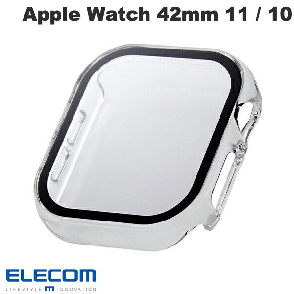 ���쥳�� Apple Watch 42mm Series 11 / 10 �ե륫�С������� �ץ�ߥ��६�饹 ����� ����ߥå������� ���ꥢ # AW-24B...