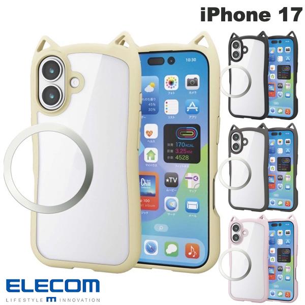 樂天商城 - エレコム iPhone 17 ハイブリッドケース フレームカラー CAT メタルリング付 (スマホケース・カバー) 2025