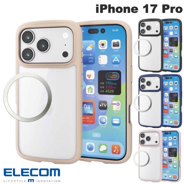ELECOM iPhone 17 Pro TOUGH SLIM LITE 프레임 컬러 메탈 링 부착 (스마트 폰 케이스 커버) 2025