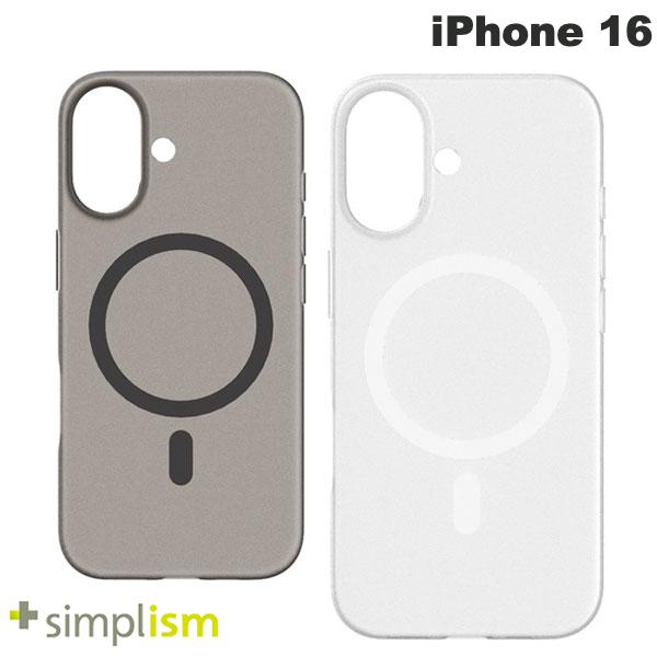 トリニティ Simplism iPhone 16 [Silky Armor] MagSafe対応 シルキータッチケース マット シンプリズム (スマホケース・カバー)