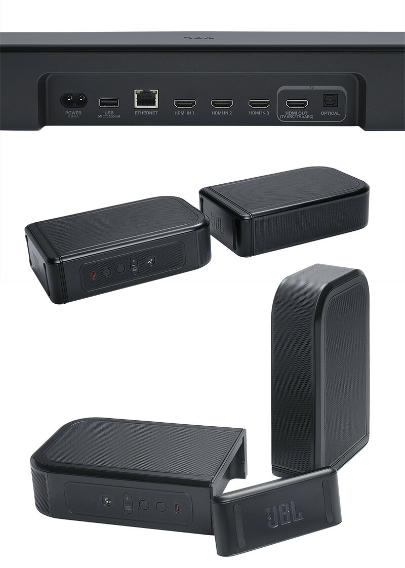 JBL BAR1300MK2 Bluetooth 5.3 �磻��쥹 11.1.4ch ���饦��ɥ����ƥ� ������ɥС� ���饦��ɥ��ԡ����� ���֥����ե�����° �֥�å� # JBLBAR1300M2BLKJN �������ӡ����� (���ԡ����� ������ɥС�) WiFi�б�