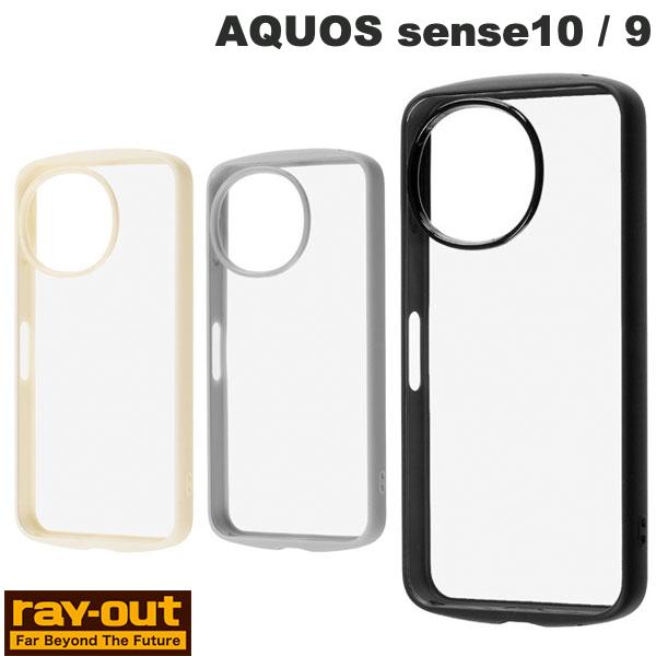 樂天商城 - AQUOS sense10 ケース sense9 クリアケース 透明 サイドカラー シンプル Ray Out AQUOS sense10 / 9 Puffull 耐衝撃 バンパー ハイブリッドケース レイアウト (アンドロイドスマホケース・カバー)