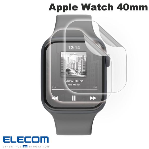 樂天商城 - エレコム Apple Watch 40mm SE 3 / 2 / 1 / Series 6 / 5 / 4 フィルム 衝撃吸収 高透明 防指紋 貼付ツール付 # AW-25EFLAFPRGJ エレコム (アップルウォッチ用保護フィルム)