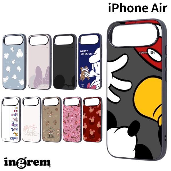 [SS 기간 한정 판매 6/10까지] iPhoneAir 케이스 디즈니 귀여운 미키 미니 베이 맥스 칩과 데일 도널드 ingrem iPhone Air 디즈니 maru 충격 흡수 범퍼 하이브리드 케이스 잉글렘 (스마트폰 케이스 커버) 2025