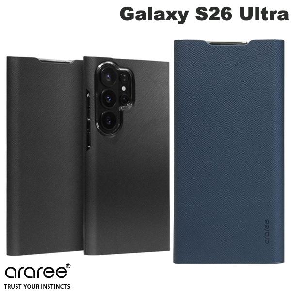 樂天商城 - Galaxy S26Ultra ウルトラ ケース 手帳型 レザー調 カード収納 araree Galaxy S26 Ultra Bonnet Stand 手帳型ケース アラリー (アンドロイドスマホケース・カバー)