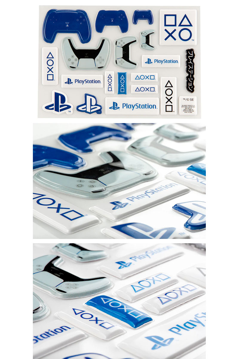 プレステ グッズ ロゴ コントローラー シール PALADONE Puffy Gadget Decals ビニールステッカー / PlayStationTM 公式ライセンス品 # PP13258PS パラドン (ステーショナリー) ぷくぷく ぷにぷに 立体 シール ステッカー プレゼント 子供 ギフト kitcut-ps-10144673 Premium Selection 楽天市場店 サンプル画像3