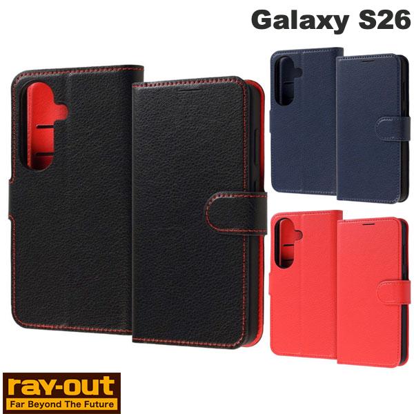 樂天商城 - Galaxy S26 ケース 手帳型 カード収納 PUレザーケース スタンド Ray Out Galaxy S26 手帳型レザーケース シンプル マグネット レイアウト (アンドロイドスマホケース・カバー)