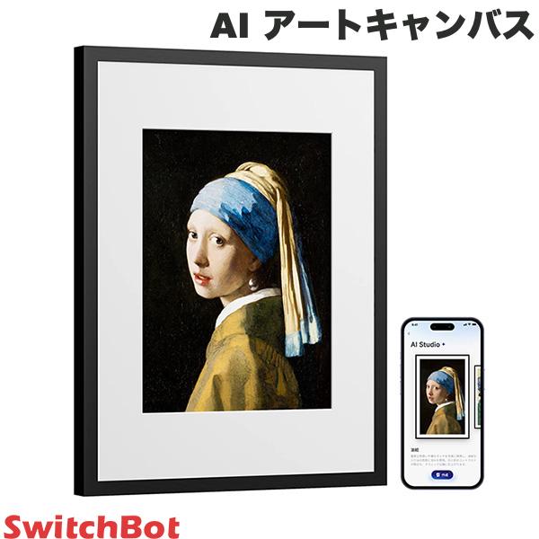 SwitchBot AI アートキャンバス 13.3インチ # W8402010 スイッチボット デジタル フォトフレーム 額縁 インテリア アートフレーム フ...