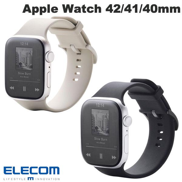 樂天商城 - エレコム Apple Watch 42 / 41 / 40 / 38mm バンド シリコン TOUGH SLIM (アップルウォッチ ベルト バンド)