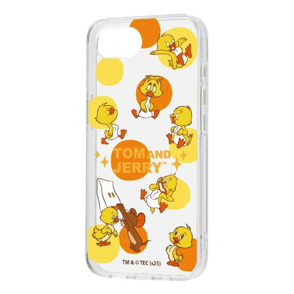Ray Out iPhone 17e / 16e Tom and Jerry Shockproof Hybrid Case - Various Quacker # RC-WP50UC4C/TJ106 Layout (Smartphone Case/Cover)