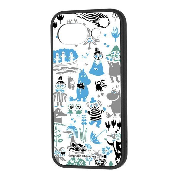 樂天商城 - Ray Out Google Pixel 10a ムーミン maru 衝撃吸収 バンパー ハイブリッドケース パターン_2 # RJ-AGP10AK4TB/MT014 レイアウト (アンドロイドスマホケース・カバー)