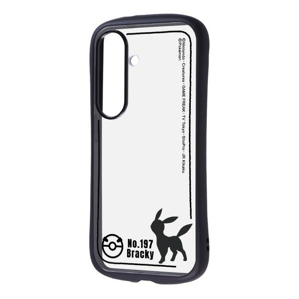 樂天商城 - Ray Out Galaxy S26 ポケットモンスター Puffull 衝撃吸収 バンパー ハイブリッドケース ブラッキー_シルエット # RC-PGS26CMD2B/PK71 レイアウト (アンドロイドスマホケース・カバー)