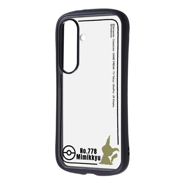 樂天商城 - Ray Out Galaxy S26 ポケットモンスター Puffull 衝撃吸収 バンパー ハイブリッドケース ミミッキュ_シルエット # RC-PGS26CMD2B/PK72 レイアウト (アンドロイドスマホケース・カバー)