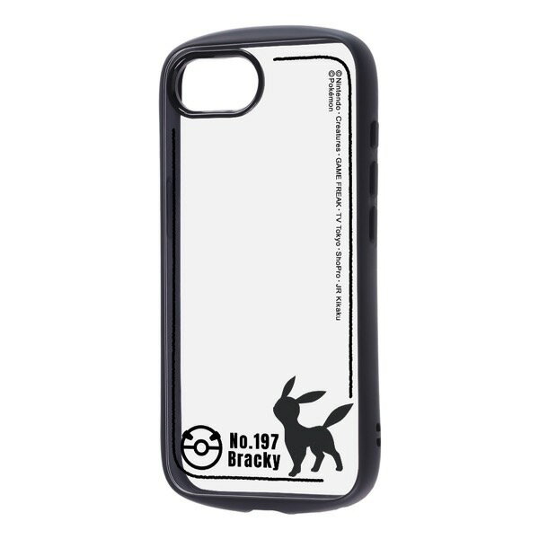 樂天商城 - Ray Out iPhone 17e / 16e ポケットモンスター Puffull ハイブリッドケース ブラッキー_シルエット # RC-PP50CMD2B/PK71 レイアウト (スマホケース・カバー)
