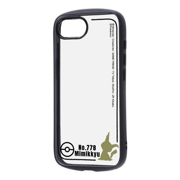 樂天商城 - Ray Out iPhone 17e / 16e ポケットモンスター Puffull ハイブリッドケース ミミッキュ_シルエット # RC-PP50CMD2B/PK72 レイアウト (スマホケース・カバー)