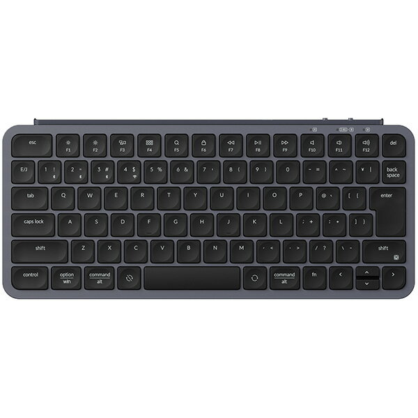 [B1P-K1Z-JIS] Keychron B1 Pro ウルトラスリム ワイヤレスキーボード - JIS配列（テンキーレス） / シザースイッチ（本体カラー：スペースグレー / かな印字なし）