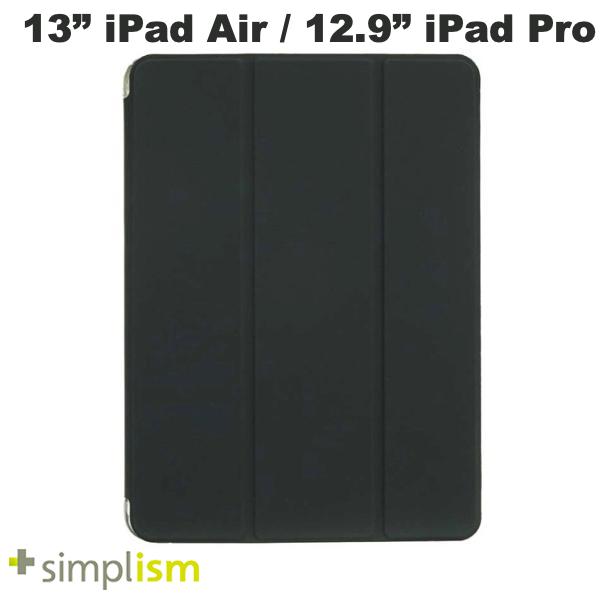 樂天商城 - トリニティ Simplism 13インチ iPad Air M4 (2026) / M3 (2025) / M2 (2024) / 12.9インチ iPad Pro 6 / 5 [FLIP SHELL] 背面クリア フリップシェルケース ライトブラック (ブラック) # TR-IPD26AL-FS-SMBK シンプリズム (ブラック) (タブレットカバー・ケース)