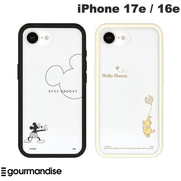 Disney iPhone 17e Case, Winnie the Pooh & Mickey Mouse, Cute Design, iPhone 16e, Gourmandise iPhone 17e / 16e Disney Character Shockproof Case, IIIIfi+ (E-Fit) Plump Frame Compatible Case, Gourmandise (Smartphone Case/Cover) IIIIfit 2026