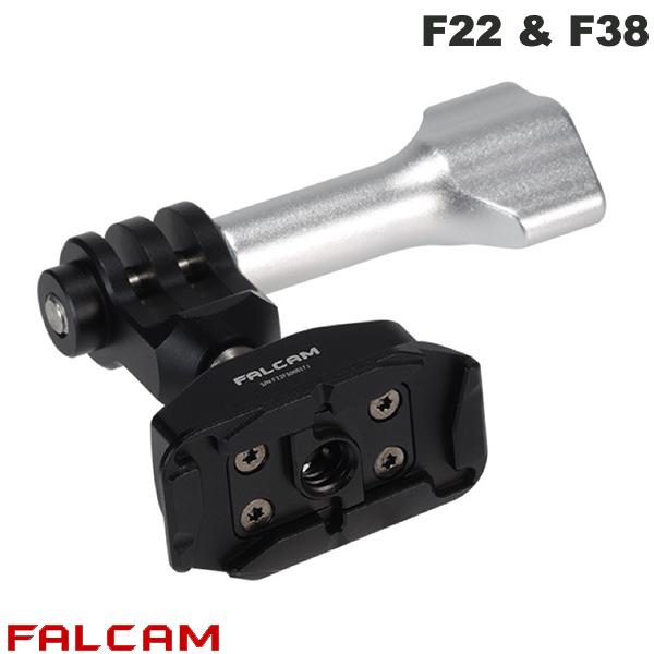 FALCAM F22 & F38 アクションカメラ用 ボールヘッドクイックリリーストッププレート ブラック # FC2554B ファルカム (クイックシュー)
