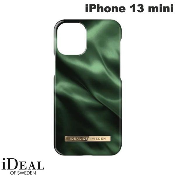 ネコポス送料無料 IDEAL OF SWEDEN iPhone 13 mini Fashion Case EMERALD SATIN IDFCAW19-I2154-154 アイディアル オブ スウィーデン (スマホケース カバー)