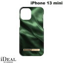 アイディール スマホケース レディース [ネコポス送料無料] IDEAL OF SWEDEN iPhone 13 mini Fashion Case EMERALD SATIN # IDFCAW19-I2154-154 アイディアル オブ スウィーデン (スマホケース・カバー)