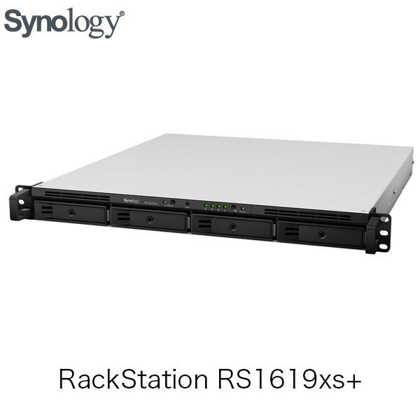 ［楽天ランキング1位獲得］ Synology RackStation XS+/XSシリーズ RS1619xs+ 4ベイ # RS1619xs+ シノロジー (RAIDケース)