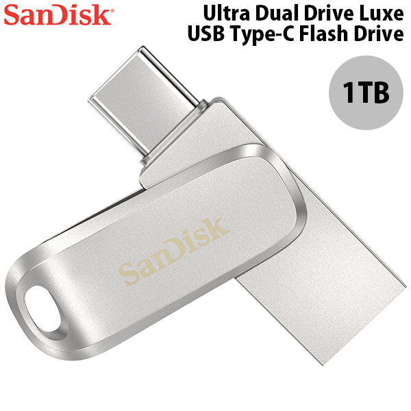 SanDisk 1TB Ultra Dual Drive Luxe USB Type-C (USB 3.1 Gen 1 / USB 3.0) Flash Drive 海外パッケージ # SDDDC4-1T00-G46 サンディスク (フラッシュメモリー)