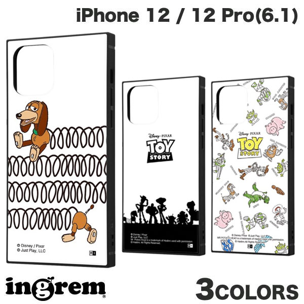 ingrem iPhone 12 / 12 Pro 디즈니·픽서 캐릭터 내충격 하이브리드 케이스 KAKU 토이·스토리 잉글렘 (스마트폰 케이스·커버) 슬링키