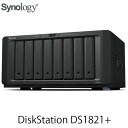 Synology DiskStation Plusシリーズ DS1821+ 8ベイ # DS1821+ シノロジー (RAIDケース)