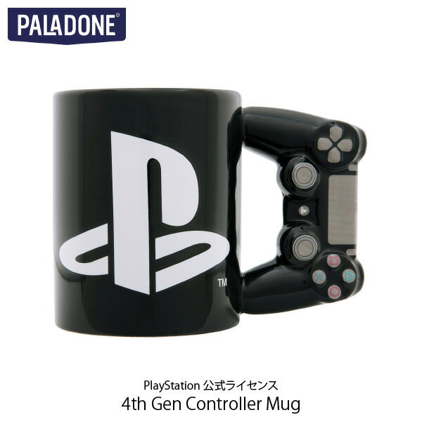 [あす楽対応] PALADONE PlayStation 4th Gen Black Controller Mug DUALSHOCK 4 PlayStation 公式ライセンス品 # PLDN-010-N パラドン (キッチン雑貨) プレーステーション