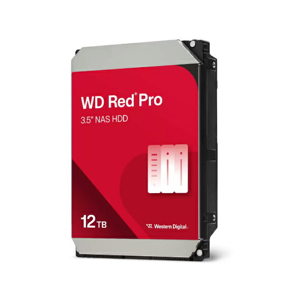 Western Digital 12TB WD Red Pro 3.5インチ SATA III # WD121KFBX ウエスタンデジタル (内蔵ハードディスク)