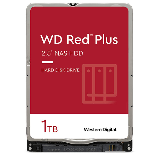 Western Digital 1TB WD Red Plus 3.5インチ SATA III # WD10EFRX ウエスタンデジタル (内蔵ハードディスク)
