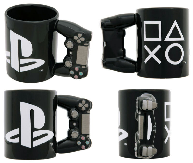 【あす楽】 PALADONE PlayStation 4th Gen Black Controller Mug DUALSHOCK 4 PlayStation 公式ライセンス品 # PLDN-010-N パラドン (キッチン雑貨) プレーステーション