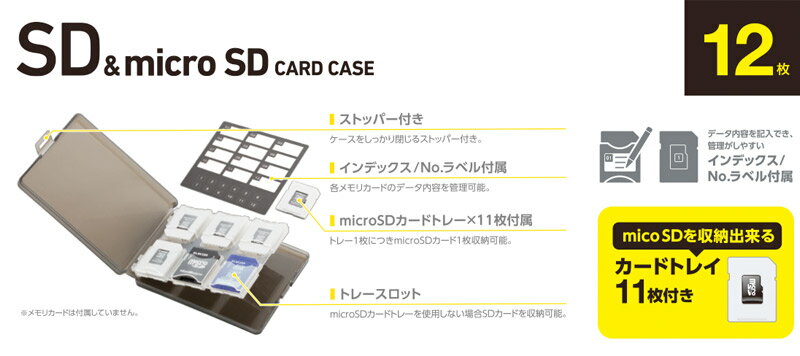 �γ�ŷ��󥭥�1�̳�����ELECOM ���쥳�� SD�����ɥ����� 12���Ǽ SD microSD # CMC-06NMC12 ���쥳�� SD������1��ܥޥ�����SD������11��