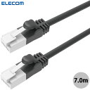 ELECOM GR LANP[u PS5Ή CAT6A ܐ܂h~ 7.0m ubN # GM-LDGPAT/BK70 GR (LANP[u)