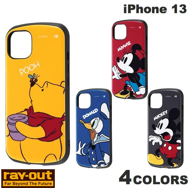 Ray Out iPhone 13 디즈니 캐릭터 내충격 케이스 ProCa 레이아웃 (스마트폰 케이스 커버) 미키 미니 도널드 덕 푸