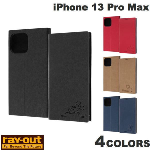 Ray Out iPhone 13 Pro Max Disney Character Shockproof Leather Flip Case with Side Magnetic Closure (Smartphone Case/Cover)