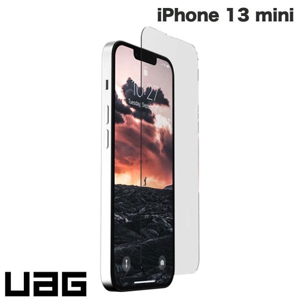 ネコポス送料無料 UAG iPhone 13 mini ガラススクリーンシールドプラス クリア 二重強化 0.6mm UAG-IPH21S-SPPLS ユーエージー (iPhone13mini ガラスフィルム)