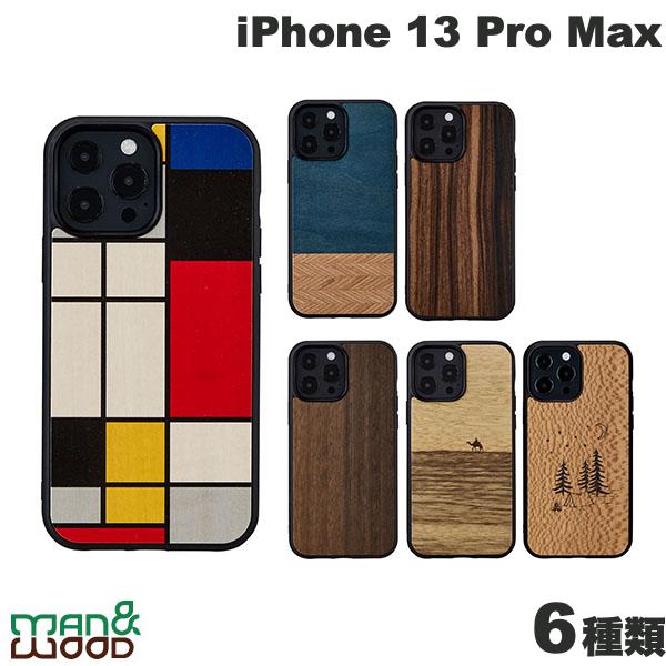 マンアンドウッド スマホケース メンズ [ネコポス送料無料] ［在庫限り］ Man & Wood iPhone 13 Pro Max 天然木ケース マンアンドウッド (スマホケース・カバー)