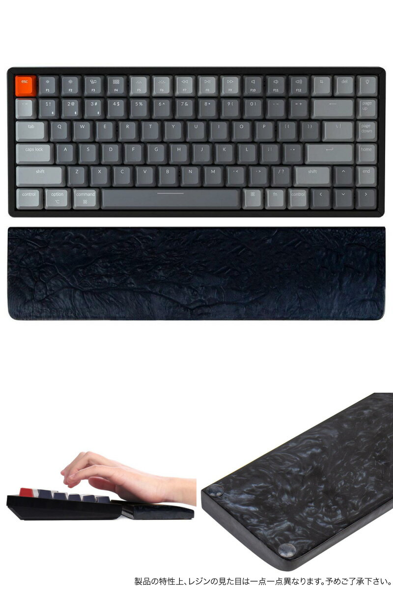 Keychron K2 V2�ѥѡ���쥹�� �쥸�� # Palm-Rest/K2-PR13 ���������� (�ꥹ�ȥ쥹��) K6��
