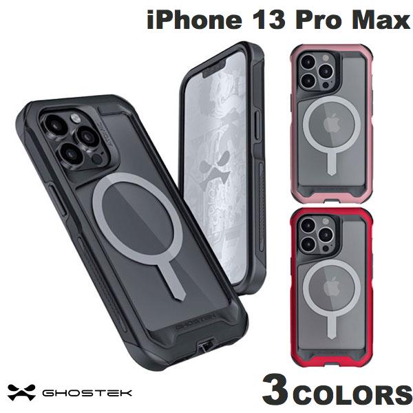 ネコポス送料無料 GHOSTEK iPhone 13 Pro Max Atomic Slim 4 MagSafe対応 アルミ合金製スリムケース ゴーステック (スマホケース カバー)