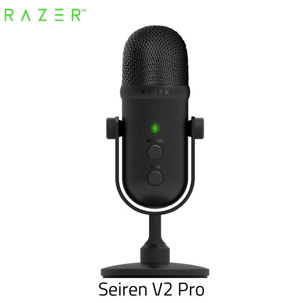 【あす楽】 Razer Seiren V2 Pro カーディオイド集音 配信向け USB 30mm ダイナミックマイク # RZ19-04040100-R3M1 レーザー (マイクロホン USB) セイレン rbf23