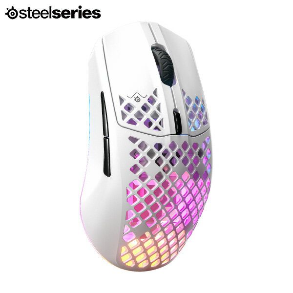 SteelSeries Aerox 3 Wireless Snow 2022 EDITION 2.4GHz / Bluetooth 5.0 両対応 超軽量 ワイヤレスゲーミングマウス # 62608J スティ..