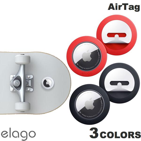 [ネコポス送料無料] elago AirTag SILICONE PAD エラゴ (AirTag エアタグ ホルダー カバー)