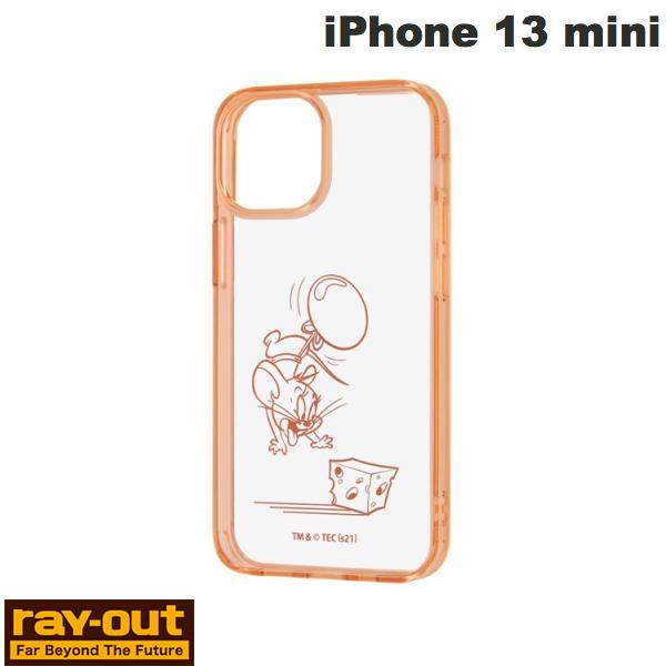 Ray Out iPhone 13 mini Tom and Jerry Hybrid Case Charaful Jerry # RT-WP30UC/JRM Layout (Smartphone Case/Cover)