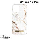 ネコポス送料無料 IDEAL OF SWEDEN iPhone 13 Pro Fashion Case CARRARA GOLD IDFCA16-I2161P-46 アイディアル オブ スウィーデン (スマホケース カバー)