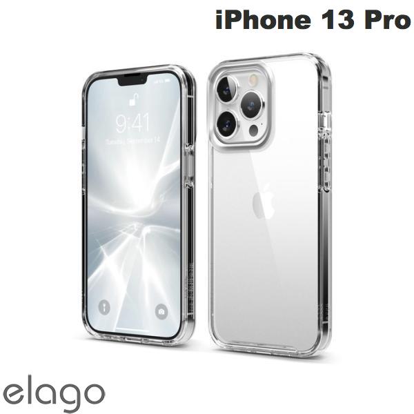  elago iPhone 13 Pro HYBRID CASE Clear # EL_IMPCSPTHB_CL エラゴ (スマホケース・カバー)