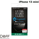 ネコポス送料無料 Deff iPhone 13 mini ULTRA GLASS Deagontrail-X 透明 0.55mm DG-IP21SUG5F ディーフ (iPhone13mini ガラスフィルム)