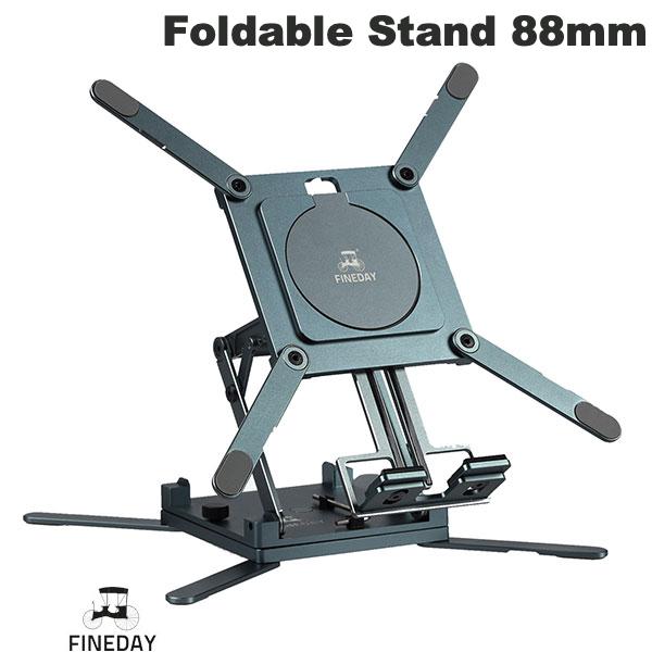 FINEDAY スマートフォン・タブレット用 Foldable Stand コンパクト アルミスタンド Magsafe取り付け可能 88mm # FD22351-88 ファインデイ (iPad スタンド)